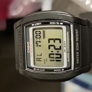 New Casio Sport Watch LED AFTERGLOW 50M Water resistant 10 year battery